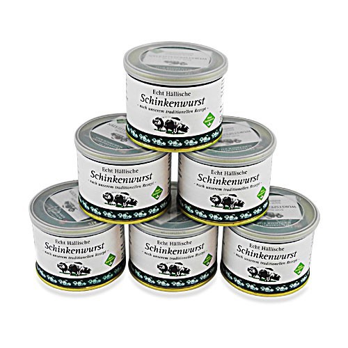 Echt H�llische Schinkenwurst von der BESH 6er Pack (6 Dosen � 200 g)