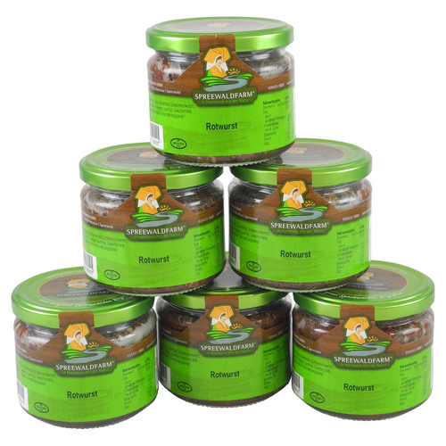 Original Spreew�lder Rotwurst 6er Pack (6 Gl�ser � 250 g)