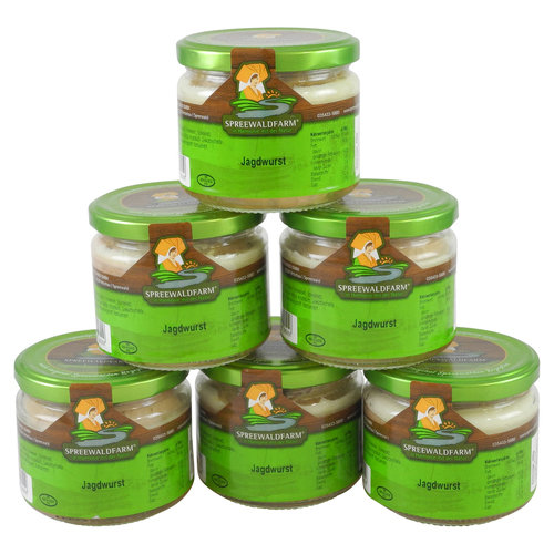 Original Spreew�lder Jagdwurst 6er Pack (6 Gl�ser � 250 g)
