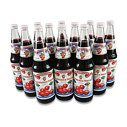 Sauerkirsch Nektar von der Spreewaldmosterei - 12er Pack (12 Flaschen � 0,7 l)