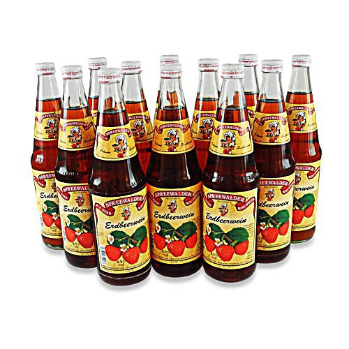 Janks Erdbeerwein - 12er Pack (12 Flaschen  0.7 l / 8,5 % vol.)