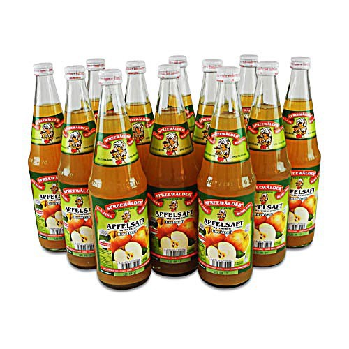Naturtr�ber Apfelsaft von der Spreewaldmosterei - 12er Pack (12 Flaschen � 0.7 l)