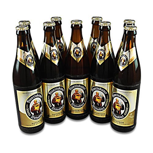 Franziskaner Weissbier naturtr�b (9 Flaschen � 0,5 l / 5,0 % vol.)