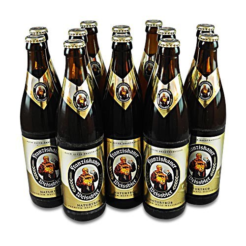 Franziskaner Weissbier naturtrb (12 Flaschen  0,5 l / 5,0 % vol.)