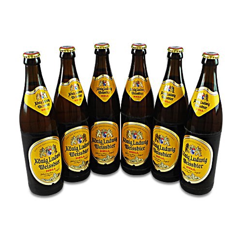 Knig Ludwig Weissbier Hell  (6 Flaschen  0,5 l / 5,5 % vol.)