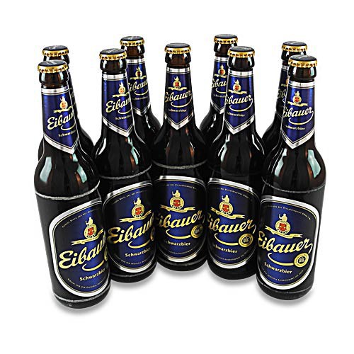 Eibauer Schwarzbier - (9 Flaschen � 0,5 l / 4,5% vol.)