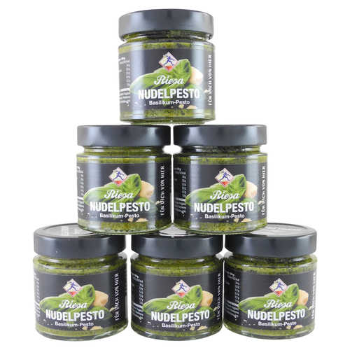 Nudelpesto Basilikum von Teigwaren Riesa - 6er Pack (6 x 190 g)