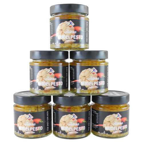 Nudelpesto Aglio Olio von Teigwaren Riesa - 6er Pack (6 x 190 g)