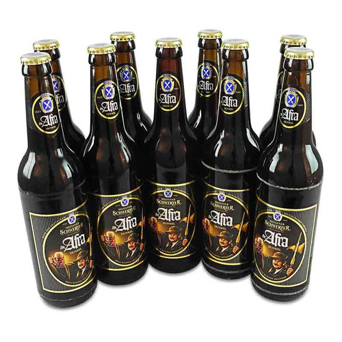 Meissner Schwerter St.Afra Dunkel (9 Flaschen � 0,5 l / 4,9 % vol.)