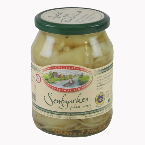 Kr�germanns Original Spreew�lder Senfgurken (720 ml Glas)