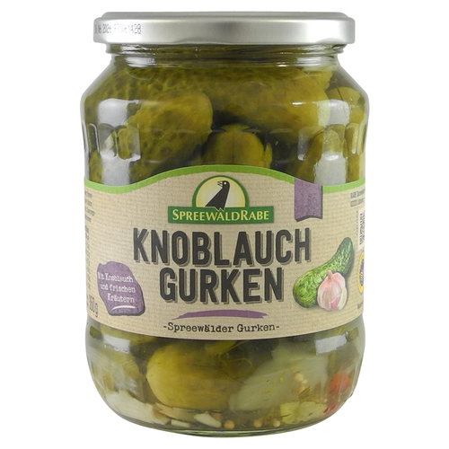 Knoblauchgurken von Spreewald-Rabe (720 ml Glas)