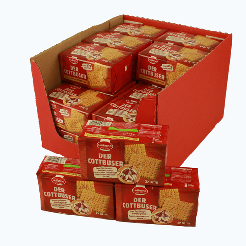 Der Cottbuser Butterkeks mit Honig 24er Pack (24 Packungen � 230 g)