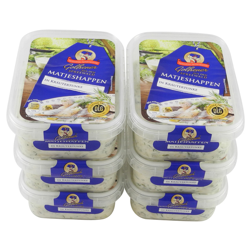 Matjeshappen in Kr�utertunke von Gol�ener - 6er Set (6 Packungen � 200 g)