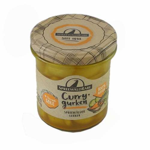 Premium Currygurken von Spreewald-Rabe (330 g)