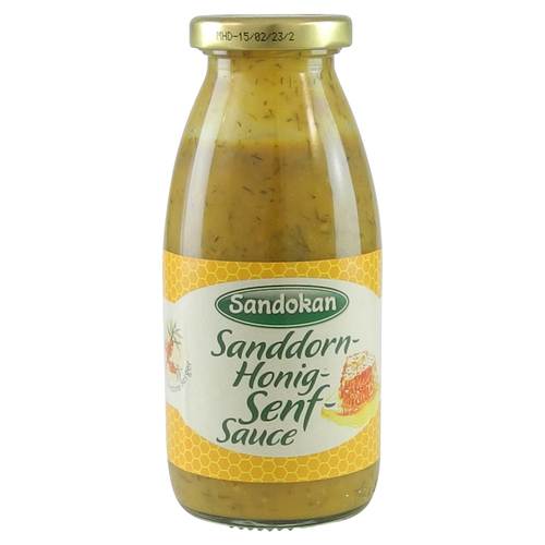 Sanddorn-Honig-Senf Sauce (250 ml)