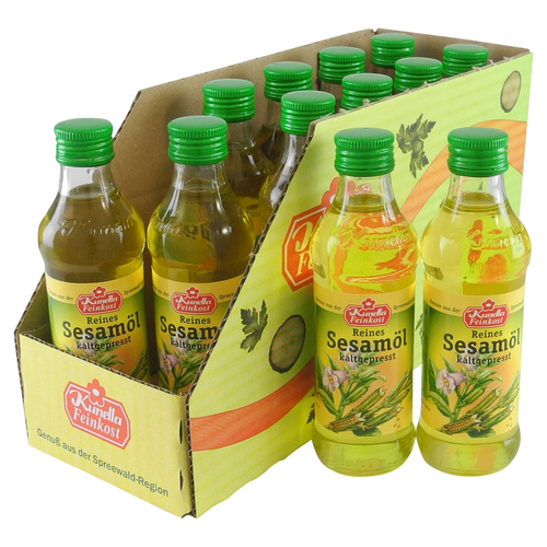 Reines Sesam�l kaltgepresst von Kunella Feinkost - 12er Pack (12 Flaschen � 100 ml)