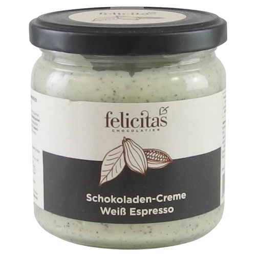 Wei-Espresso Schokoladen-Creme von der Confiserie Felicitas (400 g)