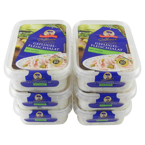 Gefl�gel-Fleischsalat mit Gurke von Gol�ener - 6er Set (6 Packungen � 200 g)