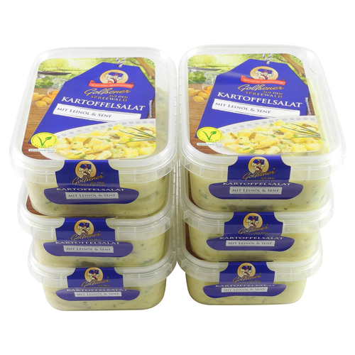 Kartoffelsalat mit Lein�l & Senf von Gol�ener - 6er Set (6 Packungen � 200 g)