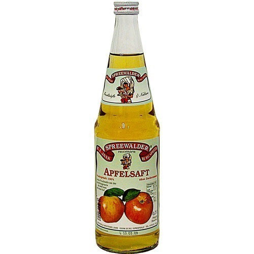 Klarer Apfelsaft von der Spreewaldmosterei (0,7 l)