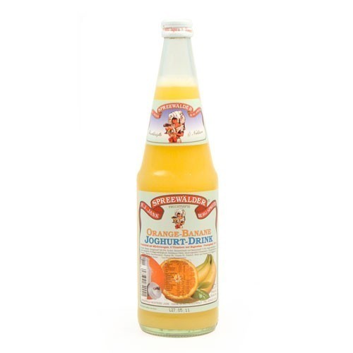 Orange-Banane-Joghurt Drink von der Mosterei Jank (0,7 l)