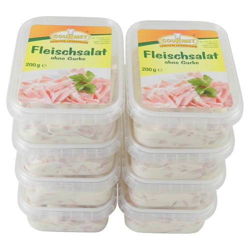 Fleischsalat ohne Gurke von Gourmet - 6er Set (6 Packungen � 200 g)
