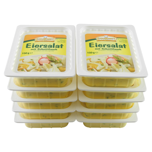 Eiersalat mit Schnittlauch von Gourmet - 6er Set (6 Packungen � 150 g)