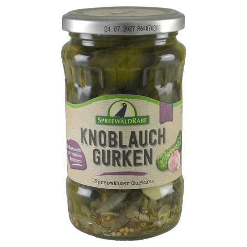 Spreew�lder Knoblauchgurken von Spreewald-Rabe (370 ml Glas)