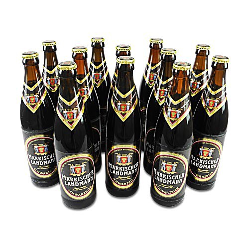 M�rkischer Landmann Schwarzbier (12 Flaschen � 0,5 l / 4,9 % vol.)
