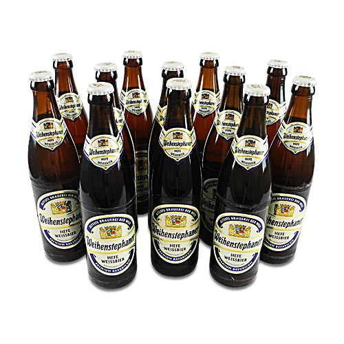 Weihenstephaner Hefeweissbier Hell (12 Flaschen � 0,5 l / 5,4 % vol.)