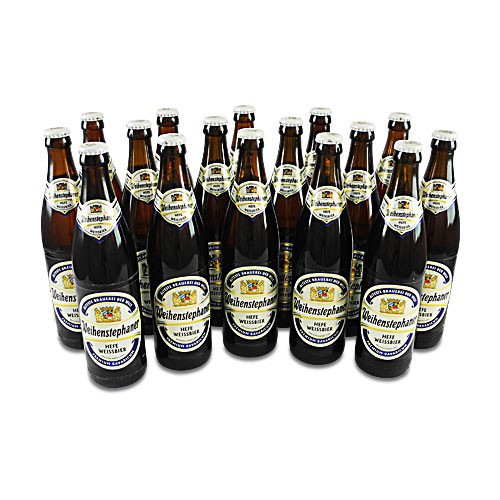 Weihenstephaner Hefeweissbier Hell (16 Flaschen � 0,5 l / 5,4 % vol.)