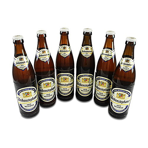 Weihenstephaner Hefeweissbier Hell (6 Flaschen � 0,5 l / 5,4 % vol.)