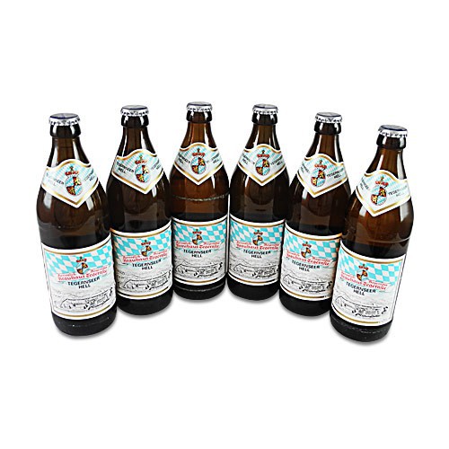 Tegernseer Hell (helles Vollbier / 6 Flaschen � 0,5 l / 4,8% vol.)