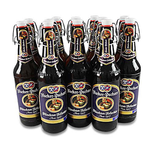 Hacker-Pschorr Kellerbier naturtrb (12 Flaschen  0,5 l / 5,5 % vol.)