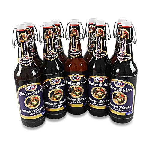 Hacker-Pschorr Kellerbier naturtrb (9 Flaschen  0,5 l / 5,5 % vol.)
