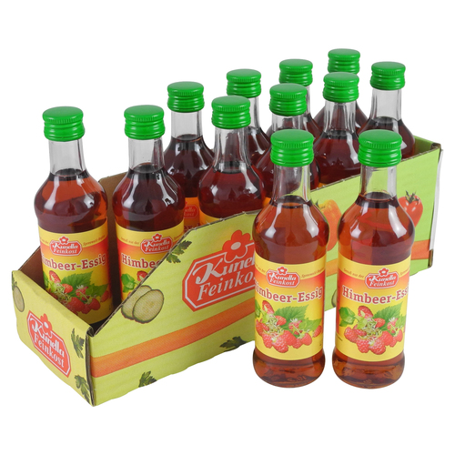 Himbeeressig von Kunella Feinkost - 12er Pack (12 Flaschen � 100 ml)