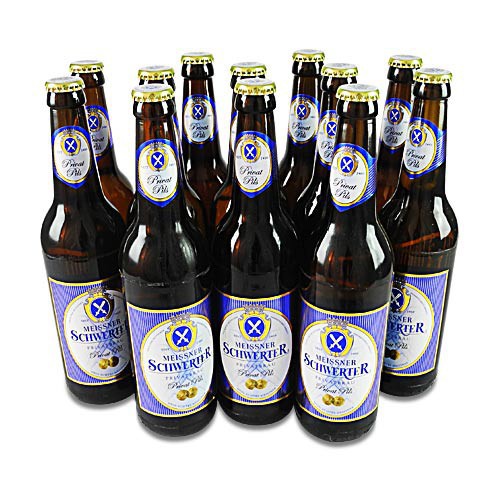 Meissner Schwerter Privat Pils (12 Flaschen � 0,5 l / 4,9 % vol.)