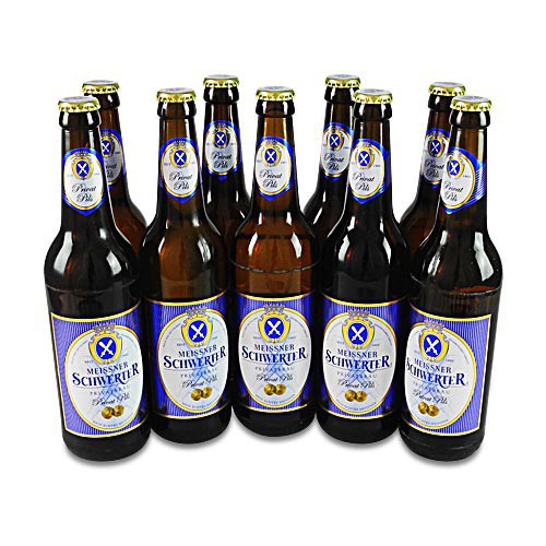 Meissner Schwerter Privat Pils (9 Flaschen � 0,5 l / 4,9 % vol.)
