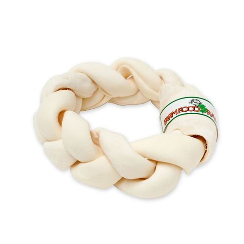 Farmfood Rawhide Braided Donuts geflochten Dental L