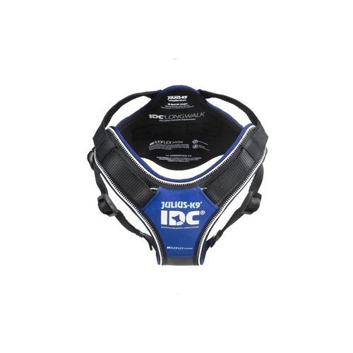 Julius K9 IDC Longwalk Hundegeschirr, blau-grau