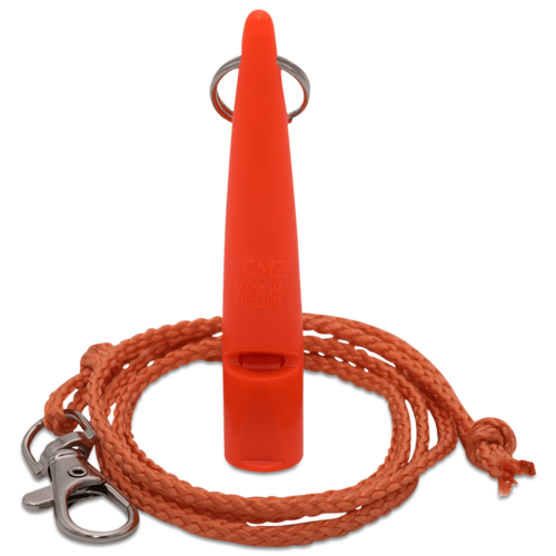 ACME Hundepfeife 211,5 orange mit Pfeifenband