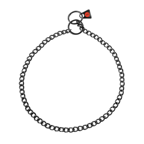 Edelstahl Halskette Kettenhalsband 2mm schwarz runde Glieder