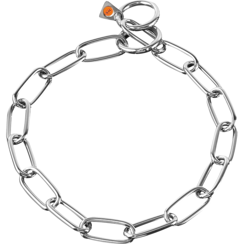 Edelstahl Halskette Kettenhalsband 4mm lange Glieder