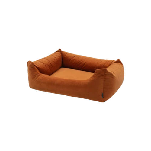 Madison Velours Hundebett Orange