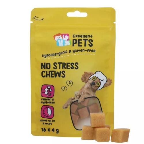 Excellent Pets No Stress Soft Chews 16 x 4 g