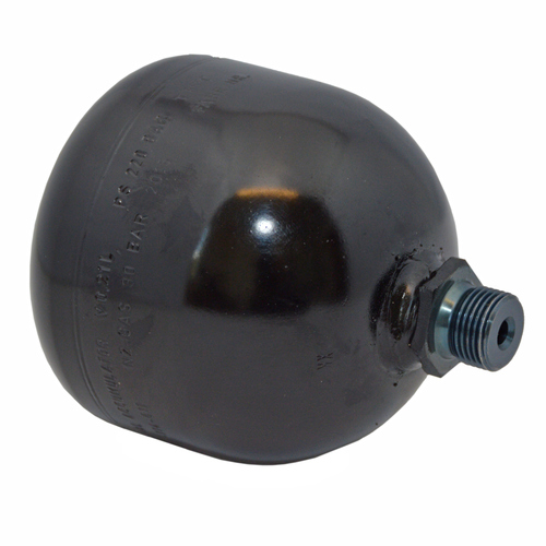 Druckspeicher 0,35 Liter,  40-210 bar, M18 AG, max. 85-C