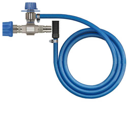 easyfoam365+ Injektor ST-160 mit Dosierventil und Schlauch, E/A= ST45, D=1.8-2.3 mm, max. 250 bar, max. 90-C, Edelstahl