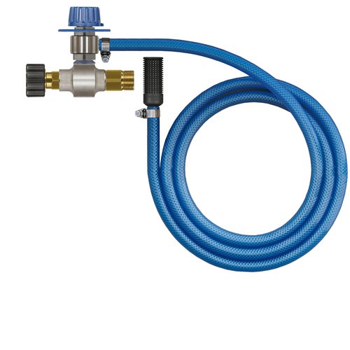 easyfoam365+ Injektor ST-160 mit Dosierventil und Saugschlauch, E=M22 �berwurf, A=M22 AG, D=2.3 mm, max. 350 bar, max. 90-C, Edelstahl