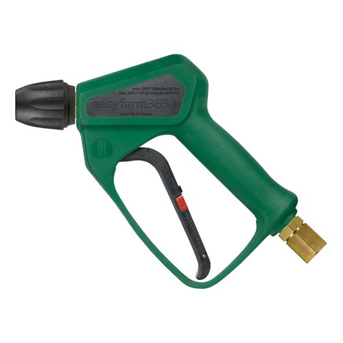 HD-Pistole easyfarm365+ mit Drehgelenk, LTF, E=1/2 IG drehbar, A=Kupplung KW, max. 250 bar, max. 150-C, max. 60 L/min