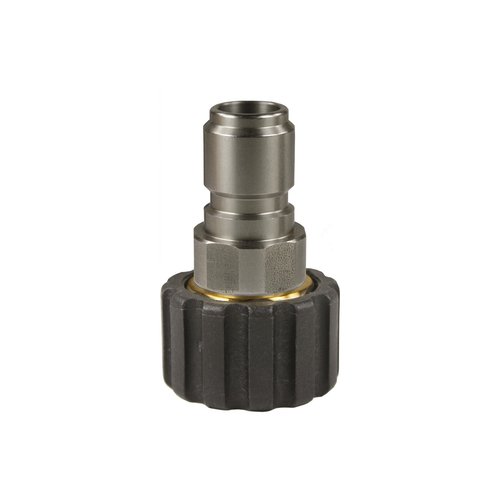 Schnellkupplungsnippel ST-3100 schwarz, DN=10mm, E=M22 �berwurf, max. 250bar, max. 150-C, Edelstahl